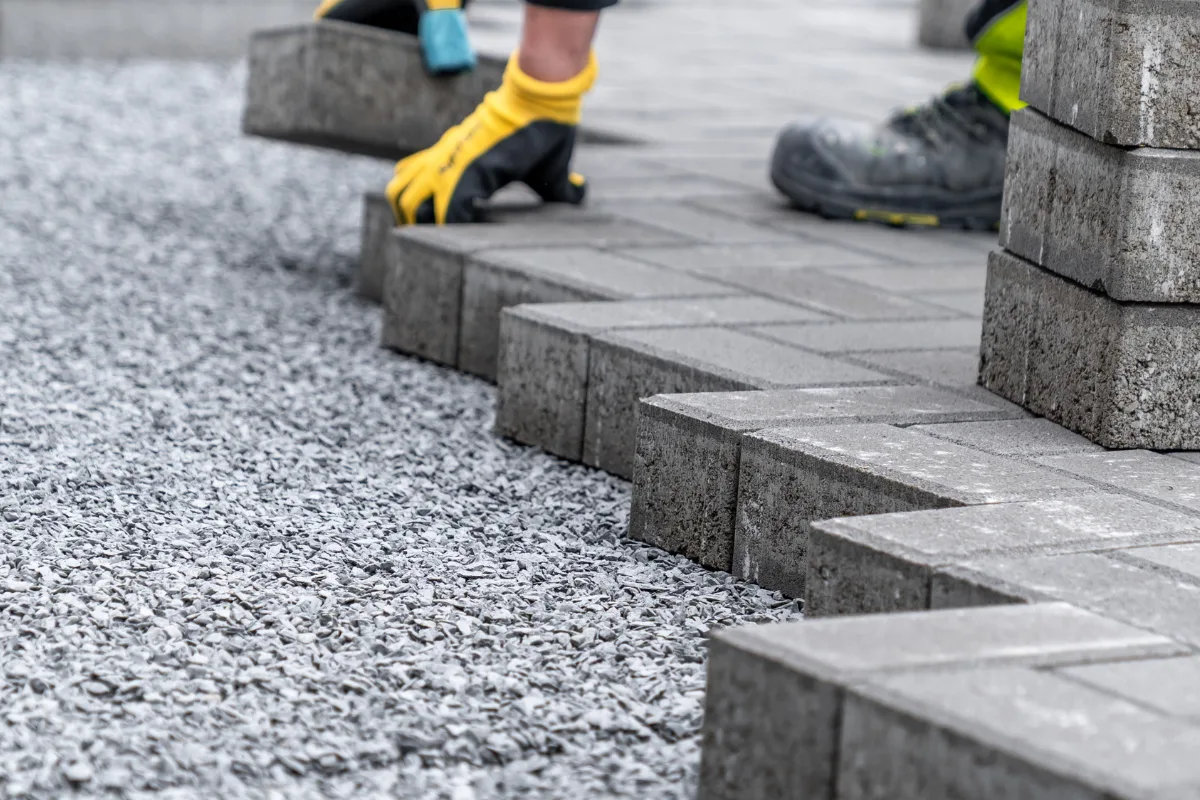 Minerals used for paving blocks